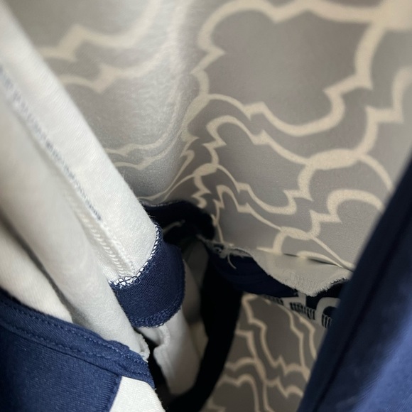 Lands End Blue and White Sz 8 Dress - Picture 10 of 10